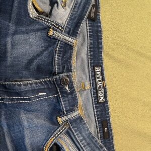 Affliction Dark Blue Denim Pants